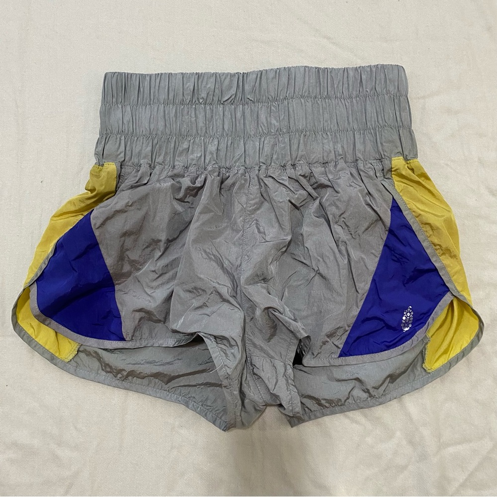 FP Movement High Waisted Athletic Shorts Thick Wide Waistband Way Home wFlaw M